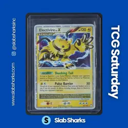 2007 POKEMON DIAMOND & PEARL MYSTERIOUS TREASURES #121/123 ELECTIVIRE LV.X HOLO - Image 1