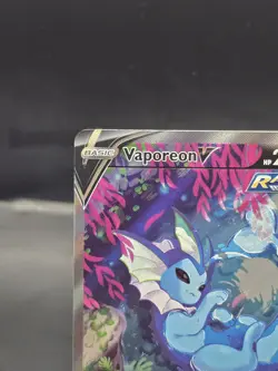 Pokemon TCG Vaporeon V Full Art Holo Promo SWSH181 210 HP Sword & Shield English - Image 5