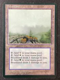 MTG Ice Age #327 Brushland MP - Image 1