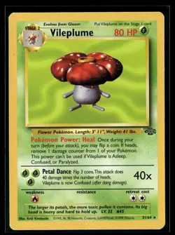 Pokemon TCG Jungle #31/64 Vileplume (31) - Image 1