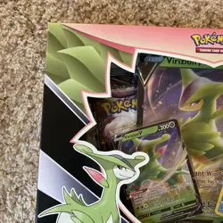 POKEMON TCG Virizion V Sealed Box with 4 Booster Packs Inside - Image 4