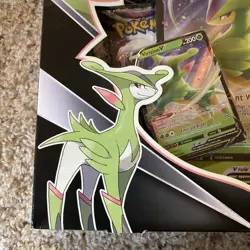 POKEMON TCG Virizion V Sealed Box with 4 Booster Packs Inside - Image 5
