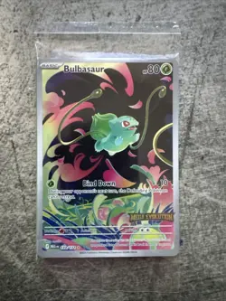 Pokemon TCG Bulbasaur Mega Evolution Stamped Sealed 133/132 - Image 1