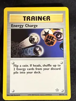 Energy Charge 85/111 Neo Genesis Pokemon LP - Image 2