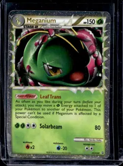 2010 Pokemon HGSS Black Star Promos Meganium #HGSS08 - Image 1