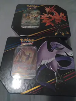 Pokemon Crown Zenith Tins Articuno and Zapdos Sword and Shield - Image 1