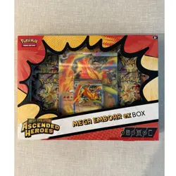 Pokemon TCG Mega Evolution: Ascended Heroes Mega Emboar ex Box EN - Image 1