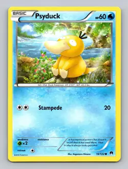 Psyduck 16/122 Common BREAKpoint Pokemon Near Mint - Image 1