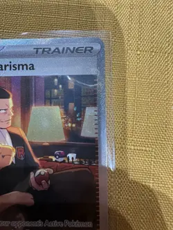 Pokemon TCG 151 Full Art Trainer Giovanni's Charisma 204/165 - Image 3