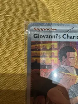 Pokemon TCG 151 Full Art Trainer Giovanni's Charisma 204/165 - Image 4