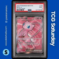2023 POKEMON SV 151 #193/165 MEW EX FULL ART ULTRA RARE PSA 9 - Image 1