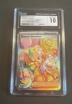 Bianca's Devotion 209/162 - Temporal Forces SIR (CGC 10) - Pokemon TCG - Image 1