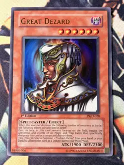Yugioh: Great Dezard - PGD-020 - Ultra Rare - 1st Edition - LP - Image 1