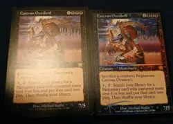 CATERAN OVERLORD foil rare + Basic 1999 Mercadian Masques MTG Unplayed Near mint - Image 1