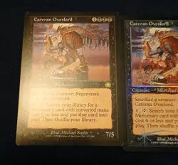CATERAN OVERLORD foil rare + Basic 1999 Mercadian Masques MTG Unplayed Near mint - Image 3