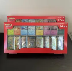 Pokemon Prismatic Evolutions 8 Mini-Tins w Promo Cards Costco - Lot Of 2 - Image 1