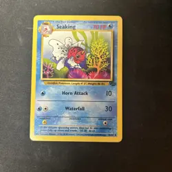 SEAKING - Jungle Set - 46/64 - Uncommon Pokemon TCG Card - Vintage WOTC D7 - Image 1