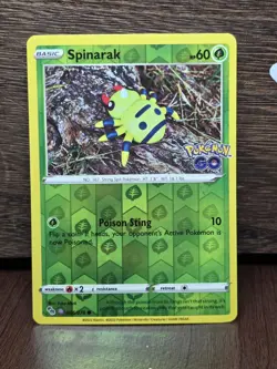 Spinarak (Peelable Ditto) 006/078 - Pokemon GO Reverse Holo - Pokemon TCG NM - Image 1