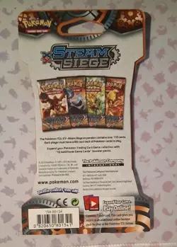 Pokemon TCG Xy Steam Siege Booster Pack Sealed - Image 2