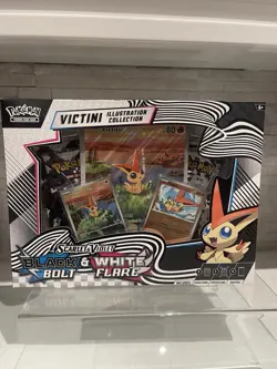 Pokemon Scarlet & Violet Victini Illustration Collection Black Bolt White Flare - Image 1