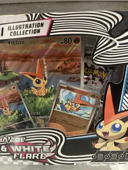 Pokemon Scarlet & Violet Victini Illustration Collection Black Bolt White Flare - Image 3