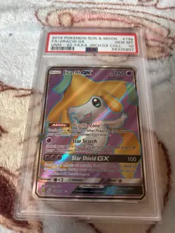 PSA 10 GEM MINT Jirachi GX Full Art 79/236 Pokemon Sun & Moon Unified Minds 2019 - Image 1