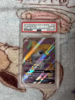 PSA 10 GEM MINT Jirachi GX Full Art 79/236 Pokemon Sun & Moon Unified Minds 2019 - Image 2