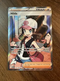 Hilda 164/086 - Full Art Ultra Rare - Pokemon TCG White Flare - NM - Image 2
