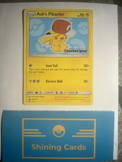 Ash's Pikachu SM113 - Black Star Promo: Pokemon The Movie I Choose you - Image 1