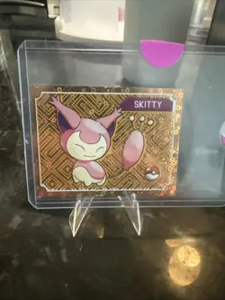 2024 POKEMON Last Evolution Sticker PERU Limited Edition Foil Skitty - Image 1