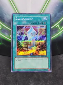 Yugioh Salamandra SDD-E003 Prismatic Secret Rare NM - Image 1