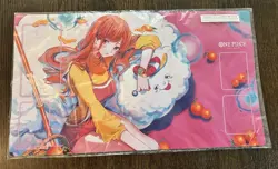 One Piece TCG Nami and Zeus Playmat Bandai Fest 24-25 (No Promo) NEW - Image 1