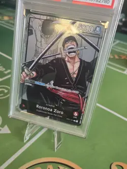 Bandai One Piece 25th Premium Roronoa Zoro P01-001 EN PSA 10 - Image 2