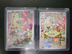 Minccino 182/162 & Cinccino 183/162 Temporal Forces IR Set Pokemon TCG NM - Image 1