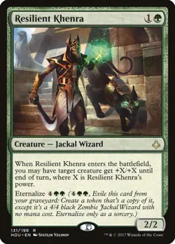 MTG Resilient Khenra Hour of Devastation 131/199 Regular Rare - Image 1