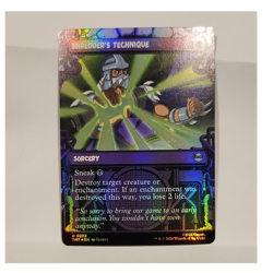 Magic: The Gathering Shredder's Technique Holo Uncommon TMNT 0232 2026 Florey - Image 1