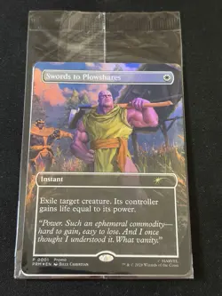 Magic the Gathering PSA May Promo -Swords to Plowshares- Thanos P0001 - Image 1