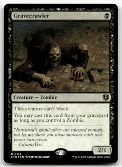 Gravecrawler #114 (Foil) (NM) Innistrad Remastered INR Magic MTG - Image 1