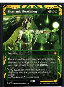 Shamanic Revelation R Secrets of Strixhaven: Mystical Archive 57 NM - Image 1