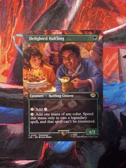 Wizards MTG Delighted Halfling 0402 Borderless Non Foil - Image 1