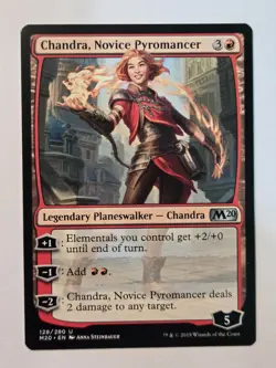 MTG Chandra, Novice Pyromancer Core Set 2020 128/280 Regular Uncommon - Image 2