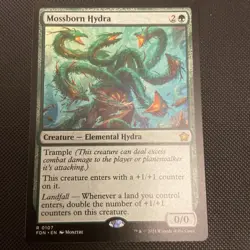 Mossborn Hydra Foundations; MTG - Image 1