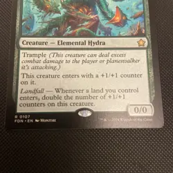 Mossborn Hydra Foundations; MTG - Image 3
