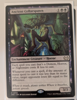 Ancient Cellarspawn 0016 Commander: Duskmourn: House of Horror DSC MTG Magic - Image 1