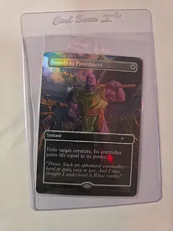 Magic The Gathering Swords To Plowshares Foil PSA Promo Sealed - Image 1