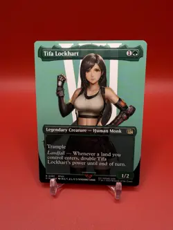 MTG Tifa Lockhart 0391 Borderless Final Fantasy NM - Image 1