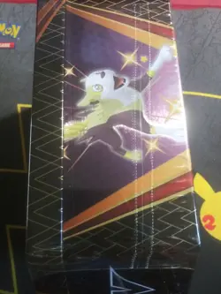 New Pokemon Card Sword & Shield Shining Fates Boltund V 6 Booster Pack Tin Box - Image 4