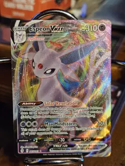 2021 Pokemon TCG Espeon VMAX 065/203 SWSH07: Evolving Skies Holo - Image 3