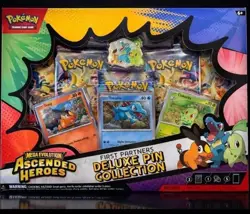 Pokemon: Ascended Heroes- First Partners Deluxe Pin collection ( Mega Evolution) - Image 2