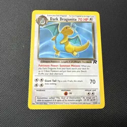 Pokemon Dark Dragonite 22/82 Rocket Non-Holo - Image 1